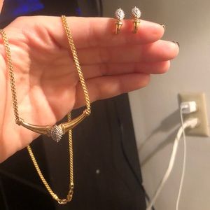 Gold plated diamond cut